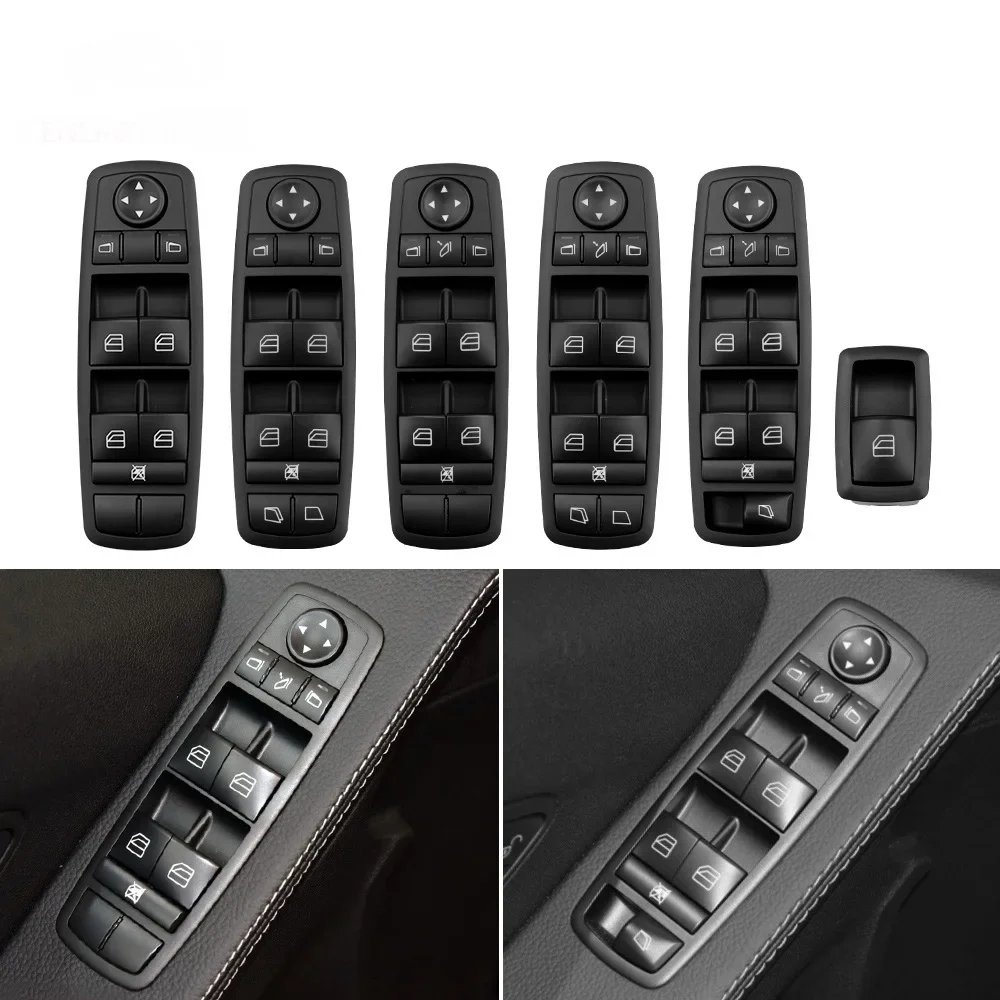 

For Benz W164 W251 New Electric Power Master Window Switch For Mercedes GL ML R Class Left Window Mirror Switch Control Unit