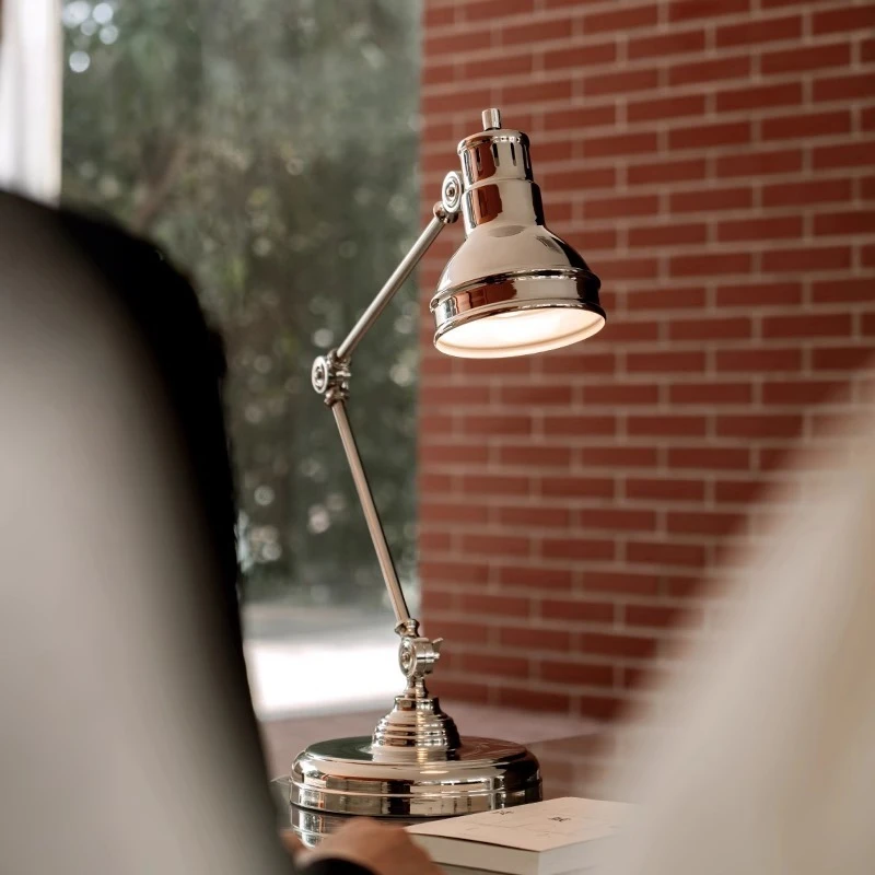 

Desk lamp Bedroom bedside lamp Study light luxury high-end desktop ambient light Living room table lamp