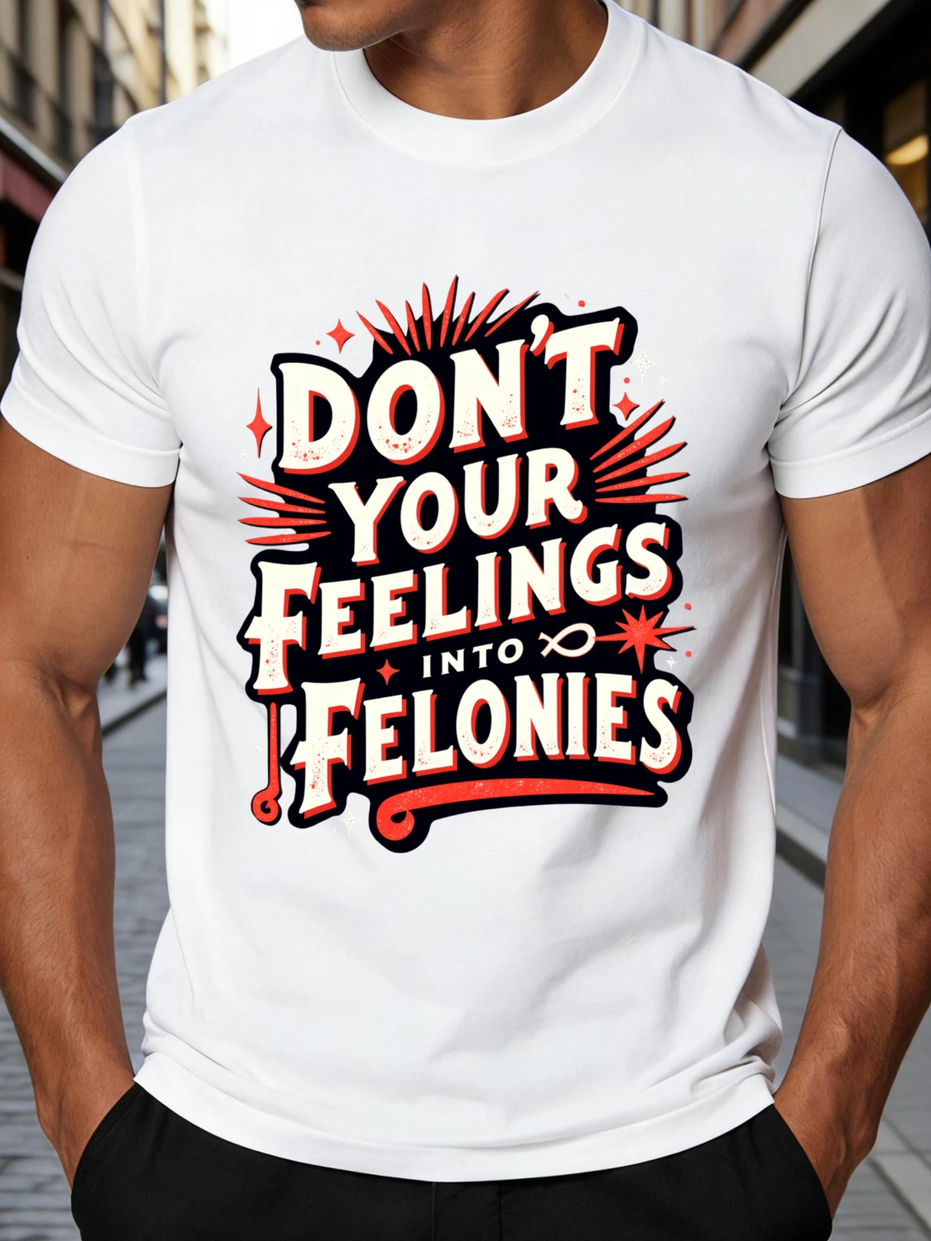 Vintage Typography Men's T-Shirt 