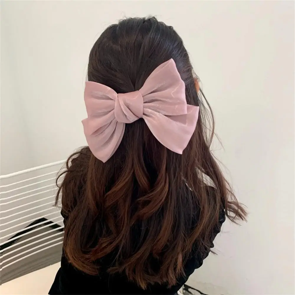 Bow Hairpin Metal Clips Women Kids Hair Clips Cute Fashion Retro Children Hair Clip Bowknot Hair Clips Headband French Barrette