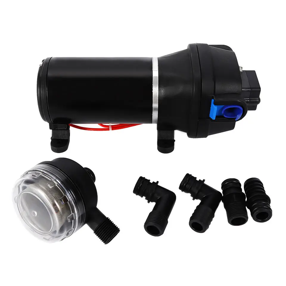 12V Water Pump 17L/Min Caravan High Pressure Diaphragm Self Priming 40PSI NEW