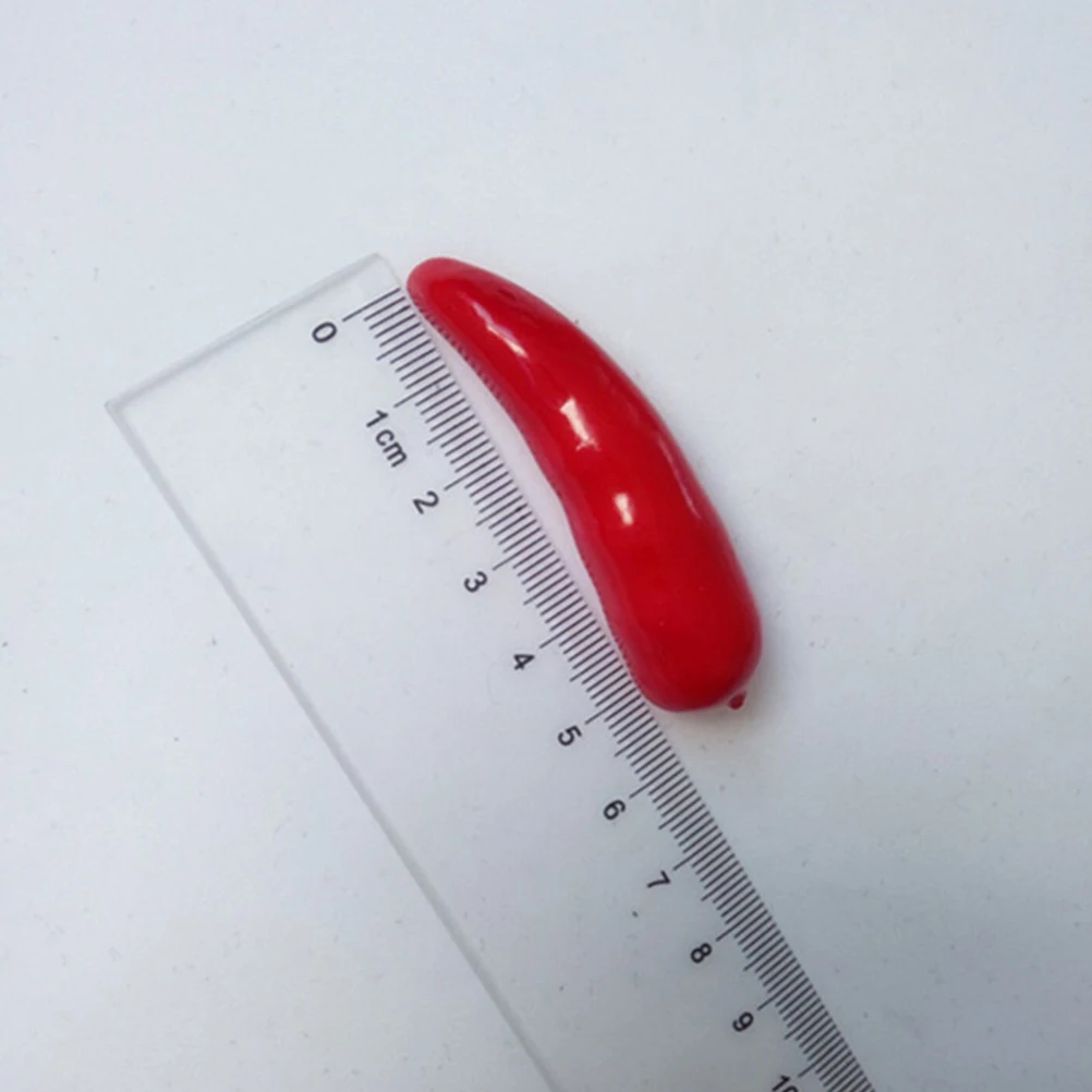 

36pcs Artificial Vegetable Mini For Restaurant Home Decoration Mini Artifical Chili Red Simulation Chili Vegetable