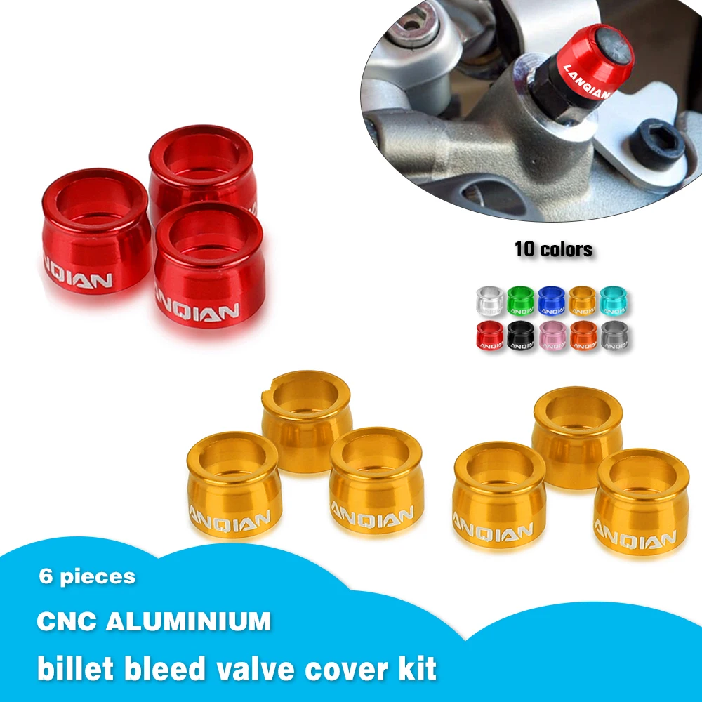 Billet Bleed Valve Cover Kit For DUCATI SUPERBIKE Panigale V4 S Superleggera V4 SUPERSPORT 1000 620 750 Caliper Master Cylinder