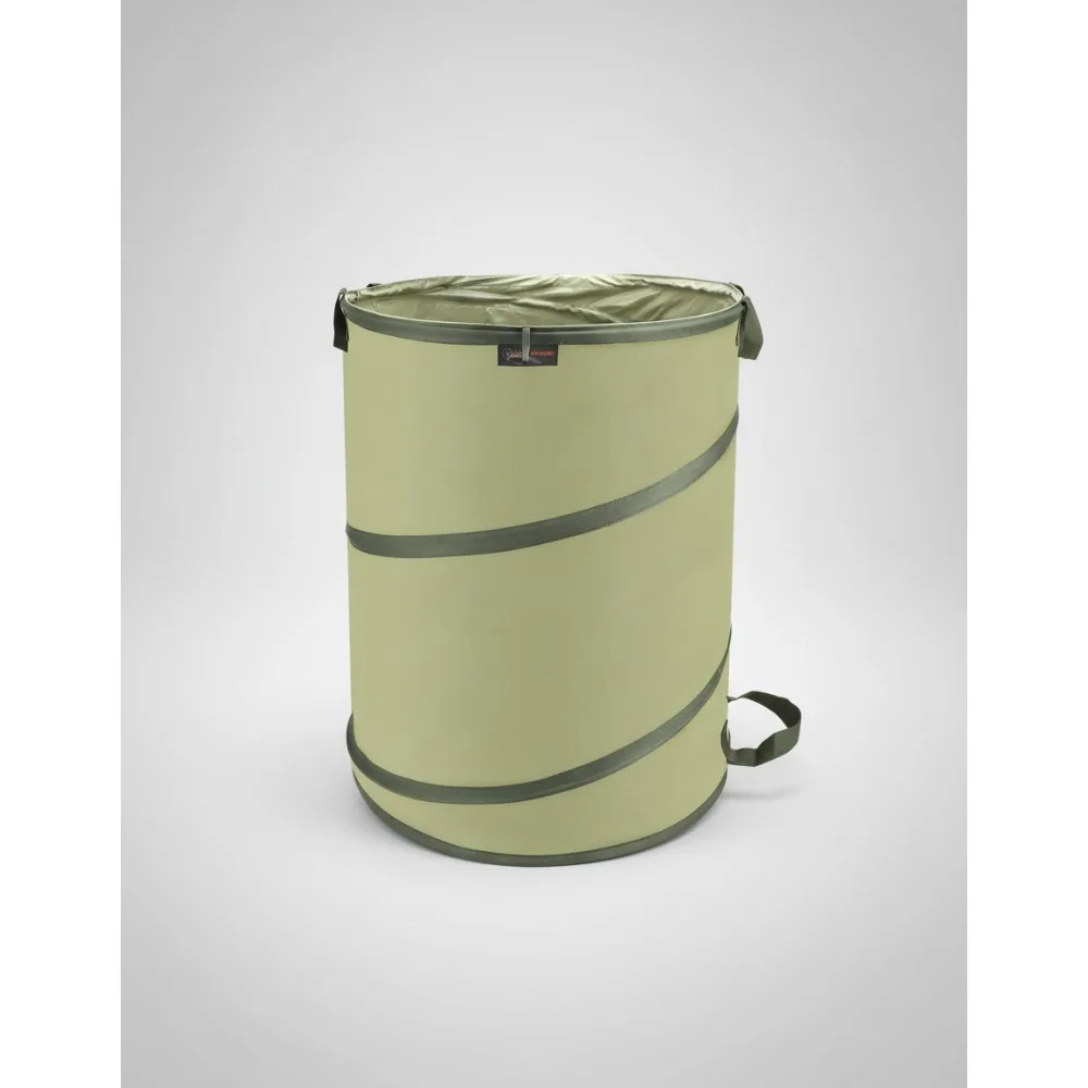 

45 Gallon Collapsible Garden Bag - Heavy Duty Outdoor Trash Can for Camping, Gardening & Party Waste