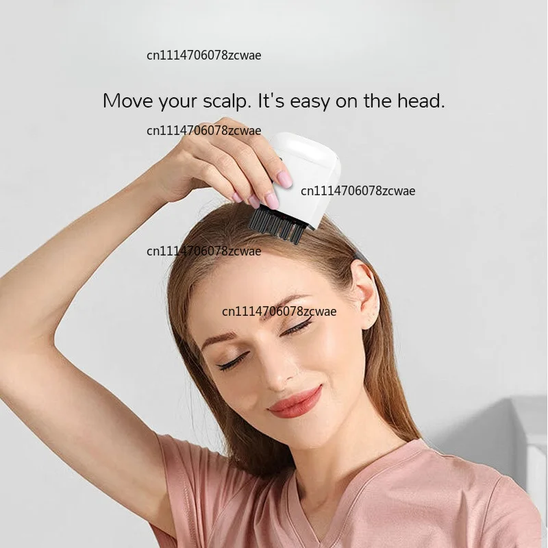 Portable Scalp Massage Comb with Liquid Guiding Function, Essential Oil Hair Massager for Meridian Relief