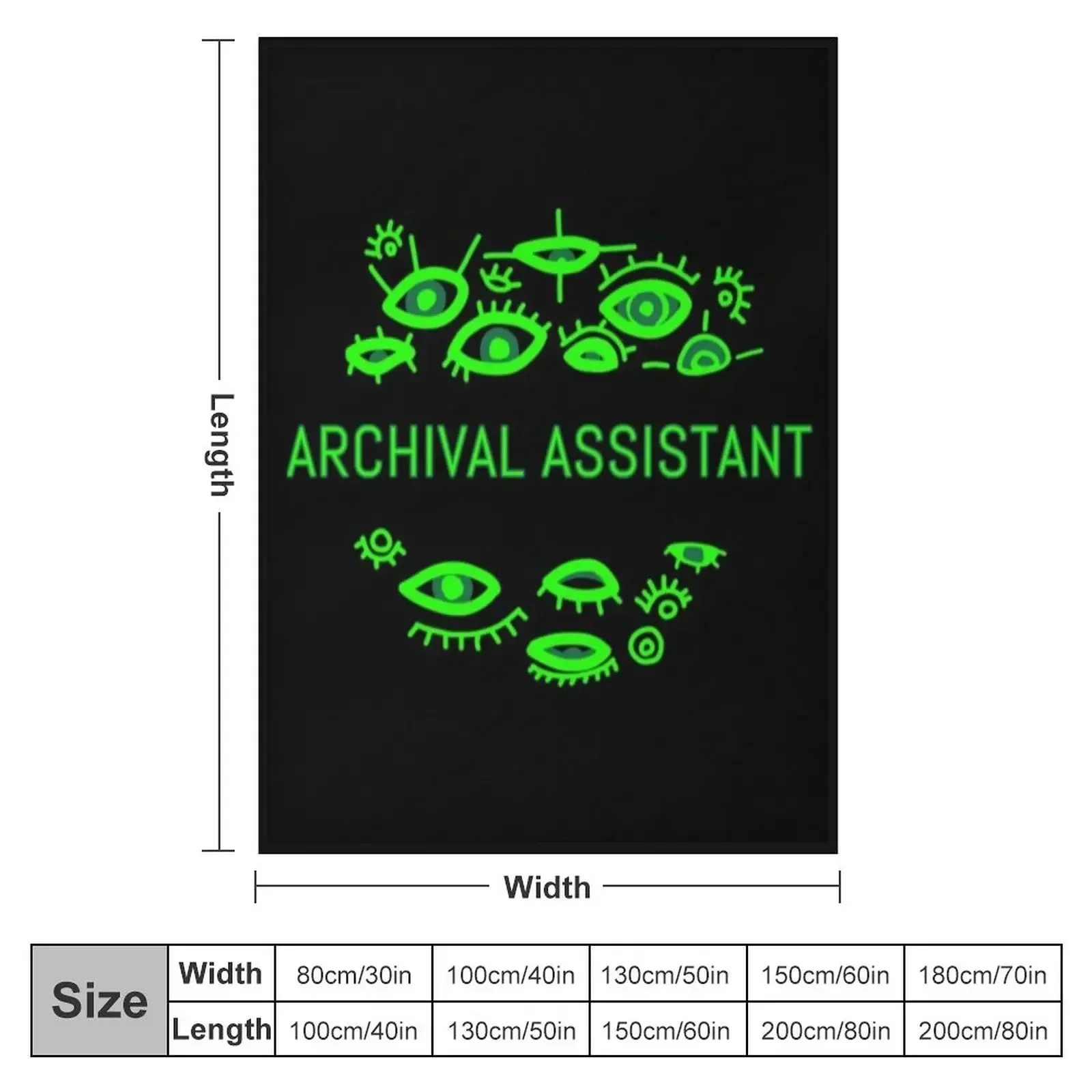 The Magnus Archives Throw Blanket Sofa Retros Stuffeds Flannels Blankets