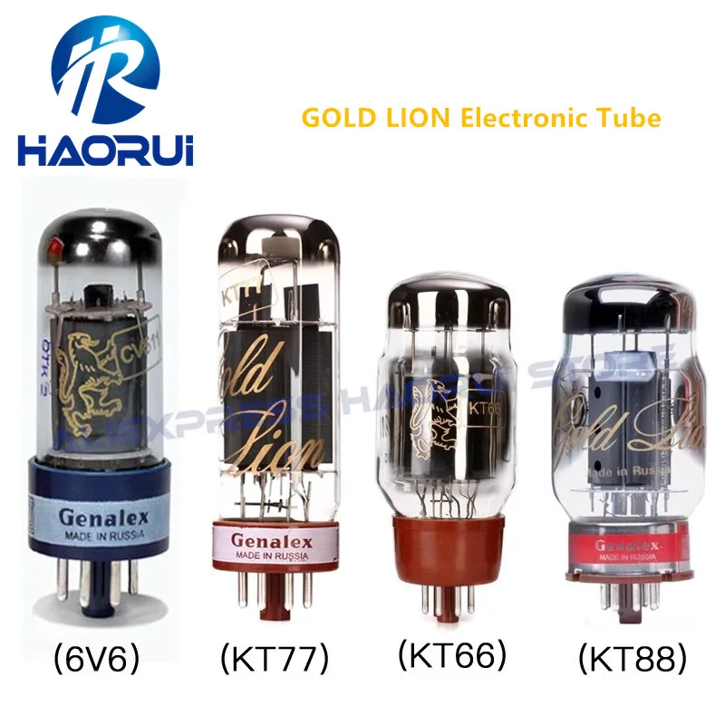 Genalex Gold KT88 KT77 KT66 6V6 Vacuum Tube HIFI Audio Valve Electronic Tube Precision Matching For Amplifier Kit DIY Matched