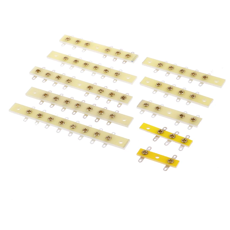 (Ce14)2Pin-8Pin FR4 Tag Strip Turret Terminal Board Generic Terminal Tag Turret Board Tool Parts Wholesale