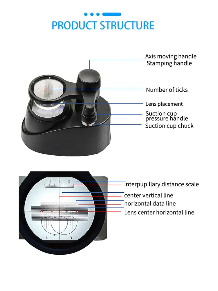 WZ-JP28 Lens Centering Blocker Machine optical shop instrument eyeglass precision and axial position quickly High Precision