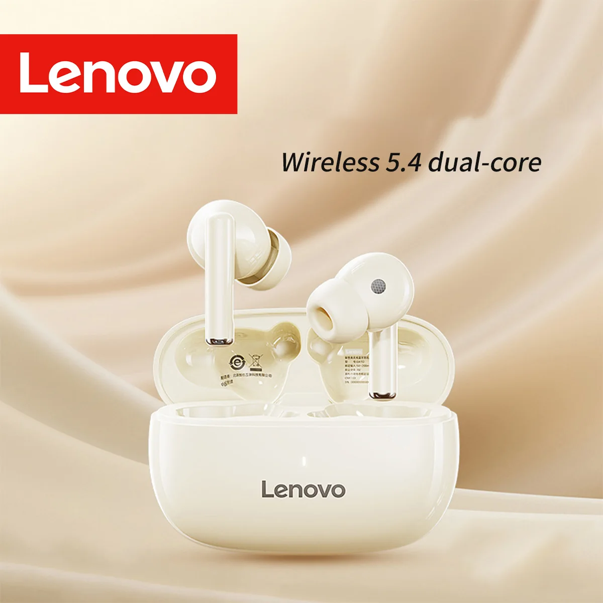 

Lenovo Tws Bt5.4 Беспроводные наушники-вкладыши Hd Call с микрофоном Hi-Fi музыка стереонаушники с низкой задержкой наушники с шумоподавлением