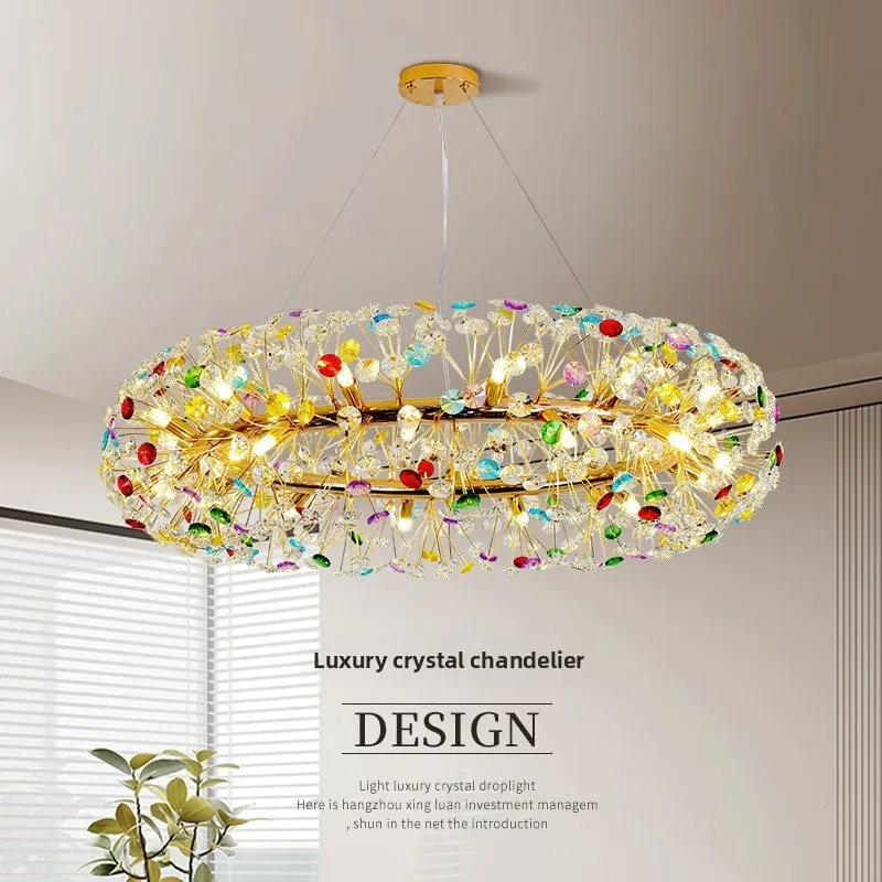 Creative Dandelion Modern Simple Atmosphere Master Bedroom Restaurant Hotel Color Lights