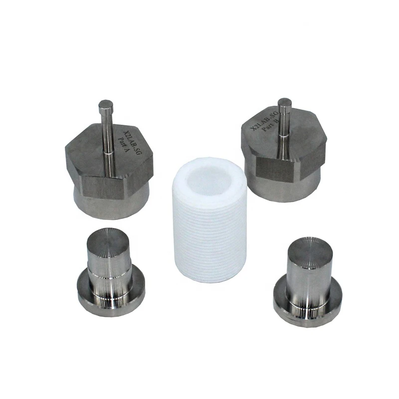 Button batteries commonly used in electrochemical laboratories CR2032/2016 Swagelok battery emulator