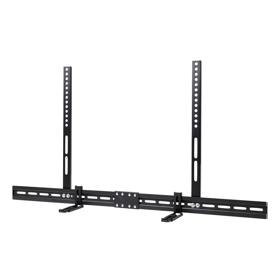 Supporto Universale Per Soundbar Con O Senza Fori – Base Estensibile 87.5-154mm, Anti-Scivolo, Per TV VESA Fino A 800x400mm