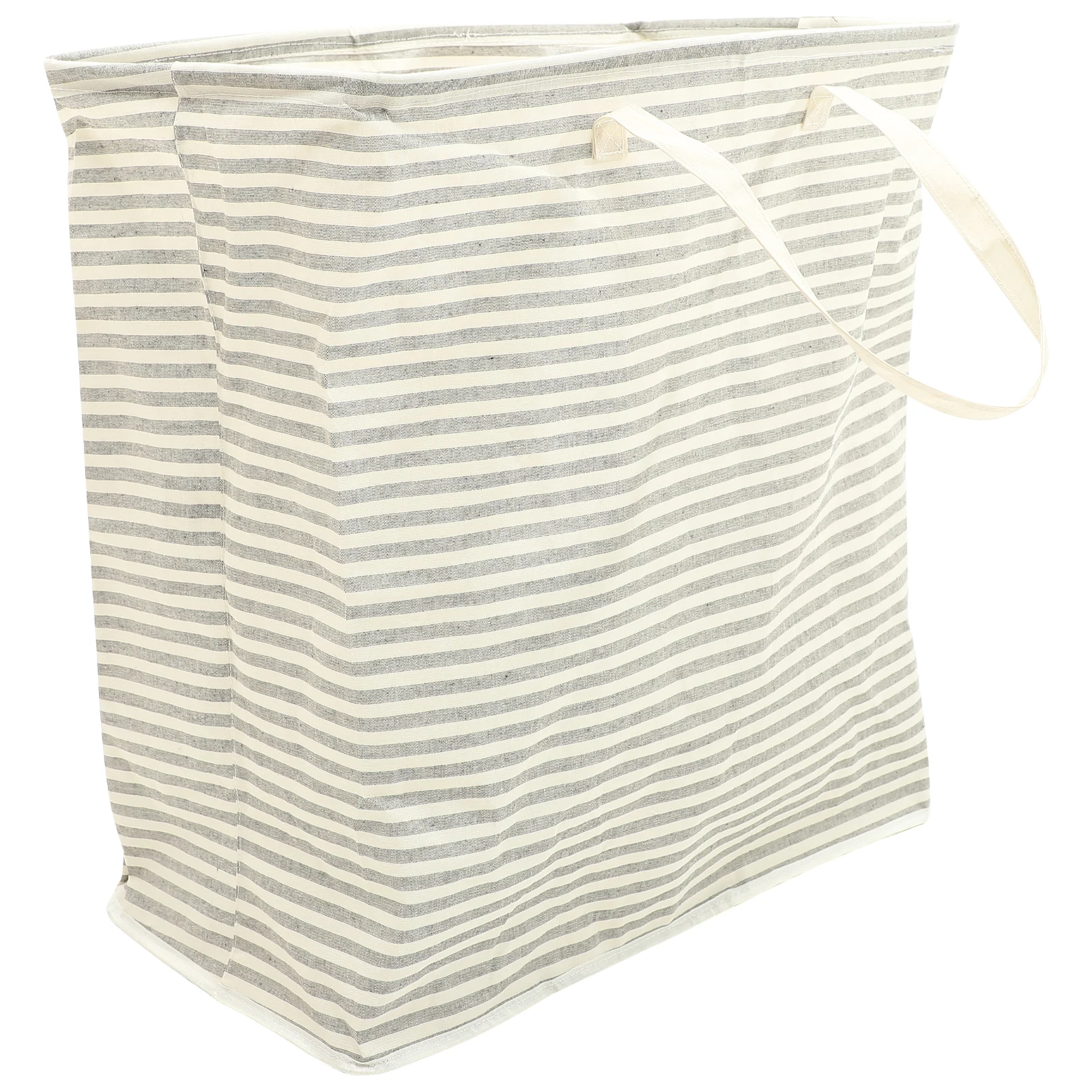 

Large Capacity Foldable Laundry Basket Grey Storage Pouch Cloth Hamper Utility Tote Kids Toy ganizer Bedroom Closet Linen Basket