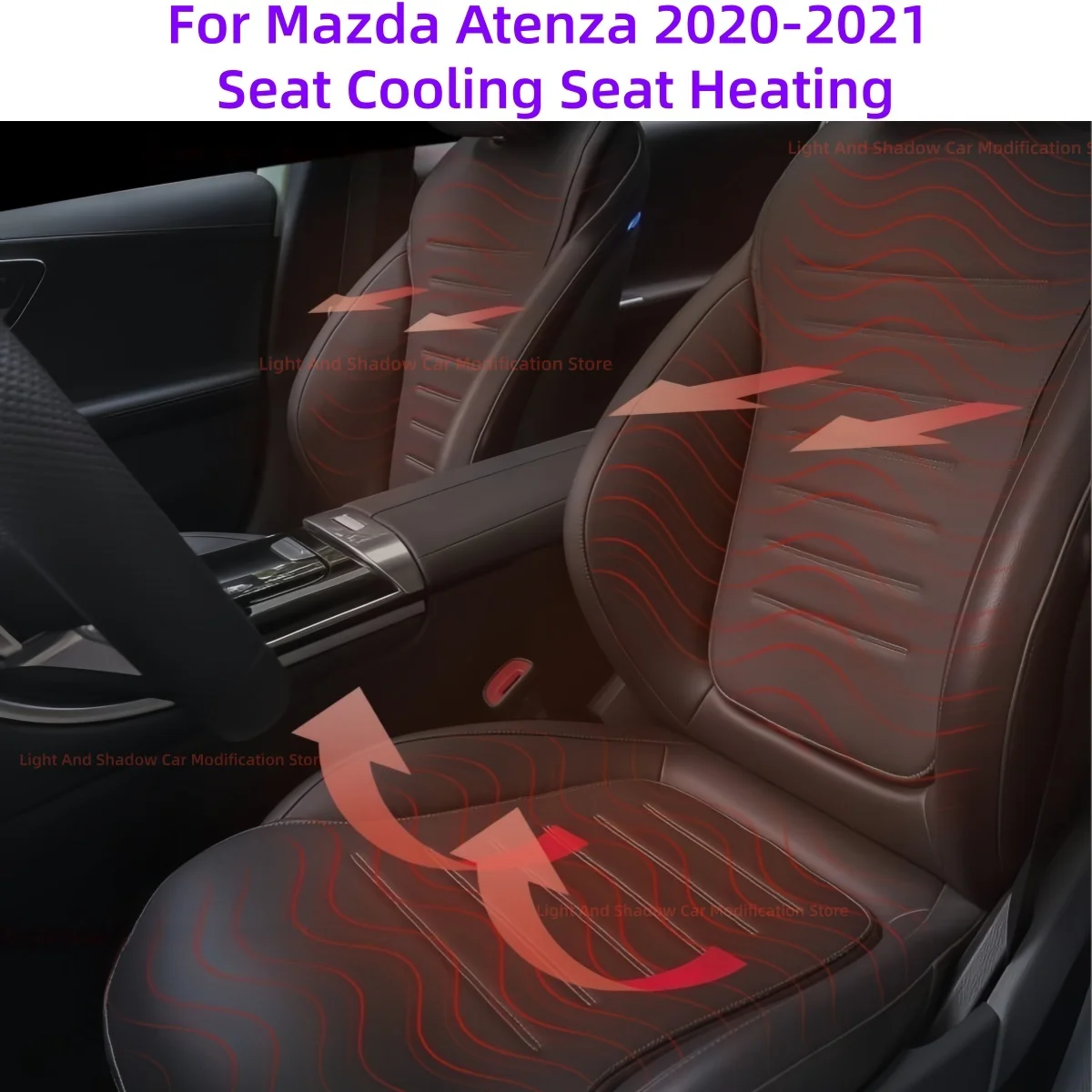 Car Modding Parts For Mazda Atenza 2020-2021 Seat Cooling Seat Heating Seat ventilation Vehicle-mounted fan Car interior items