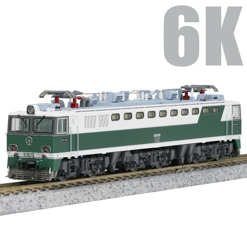 N Scale 1/160 Simulation Train Model 6K Electric Locomotive Railcar Toy