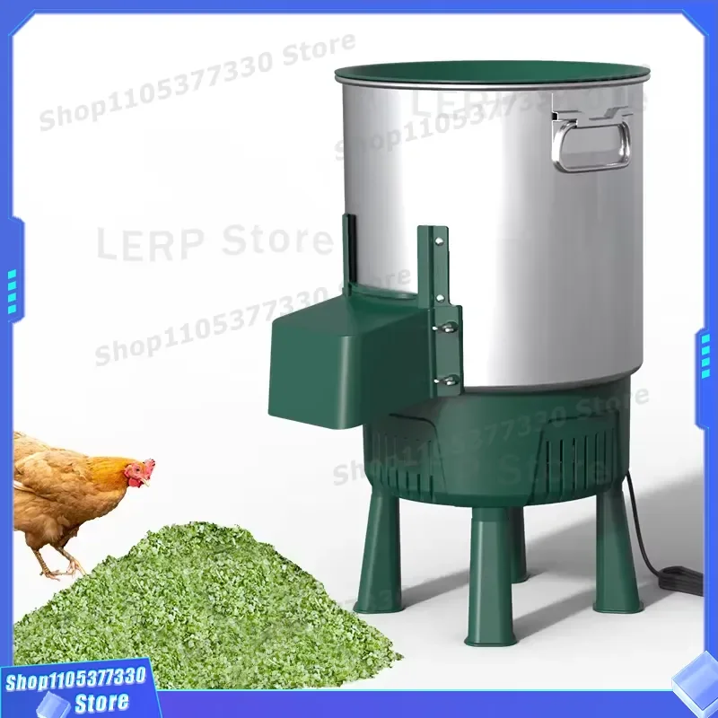 220V Stainless Steel Vegetable Grinder Poultry Livestock Feed Mill Machine Factory Wholesale Custom Support Iron Body High