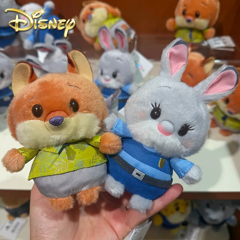 

Disney Zootopia Judy Nick Fox Police Officer Plush Doll Toy Bean Bag Stuffed Animal Collectible for Birthday Gift