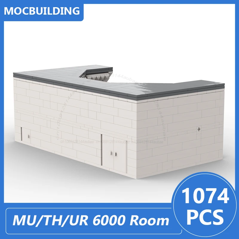 MU/TH/UR 6000 Room Moc Building Blocks Diy Assemble Bricks Architecture Display Collection Educational Xmas Toys Gifts 1074PCS