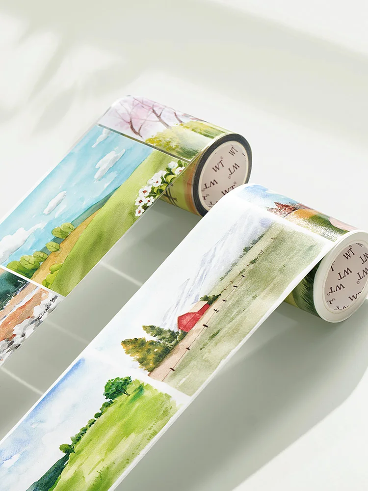 Imagem -03 - Journal-washi Pet Tape Rover Song Paisagismo Viagem Idílica Cenário Country wt