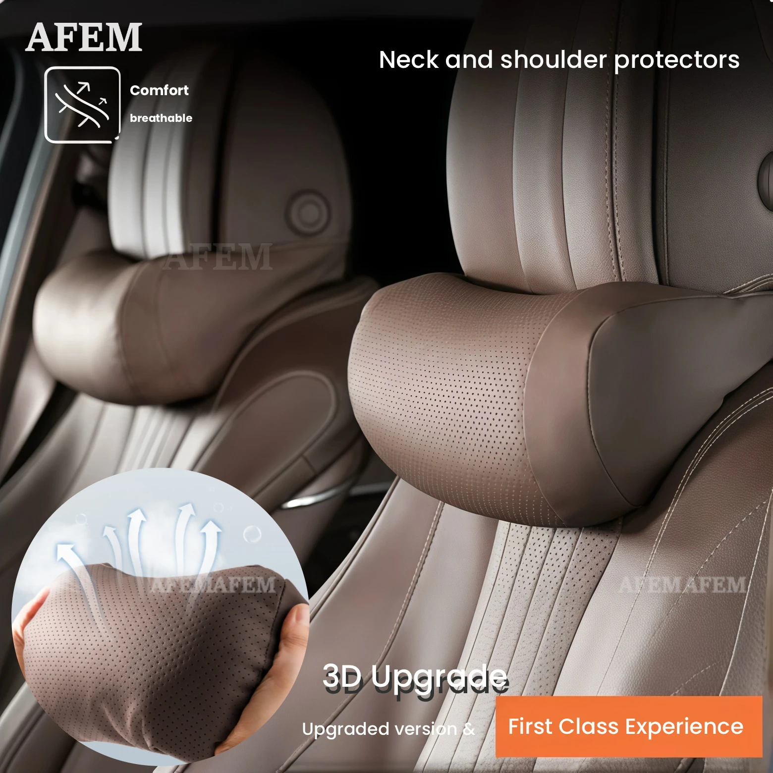 Car Seat Headrest Auto Safety Head Neck Rest Relax Pillow For Toyota RAV4 Camry 40 Corolla Prius C-HR Car Prado Reiz