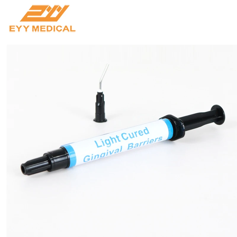 Dendal Light-curable Light Curing Composite barrier Resin Material Oral Filling Tools Delivery Tips Etch GelAdhesive Bonding