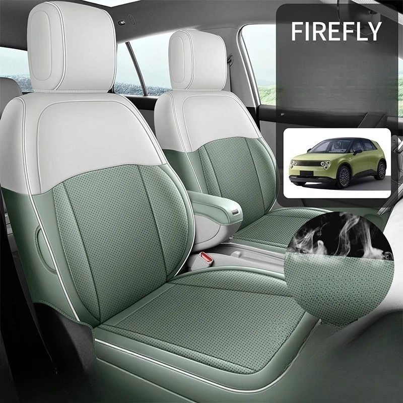 For Nio Firefly 2025 Leather Car Seat Cover Colour Track Style Protector Salon FullSurround Accessories