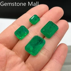 Hoge Kwaliteit Man Gemaakt Colombia Smaragdgroene Kleur Edelsteen Voor Sieraden Winkel Groothandel Prijs Lab Gemaakt Kristal Sieraden Diy Leverancier