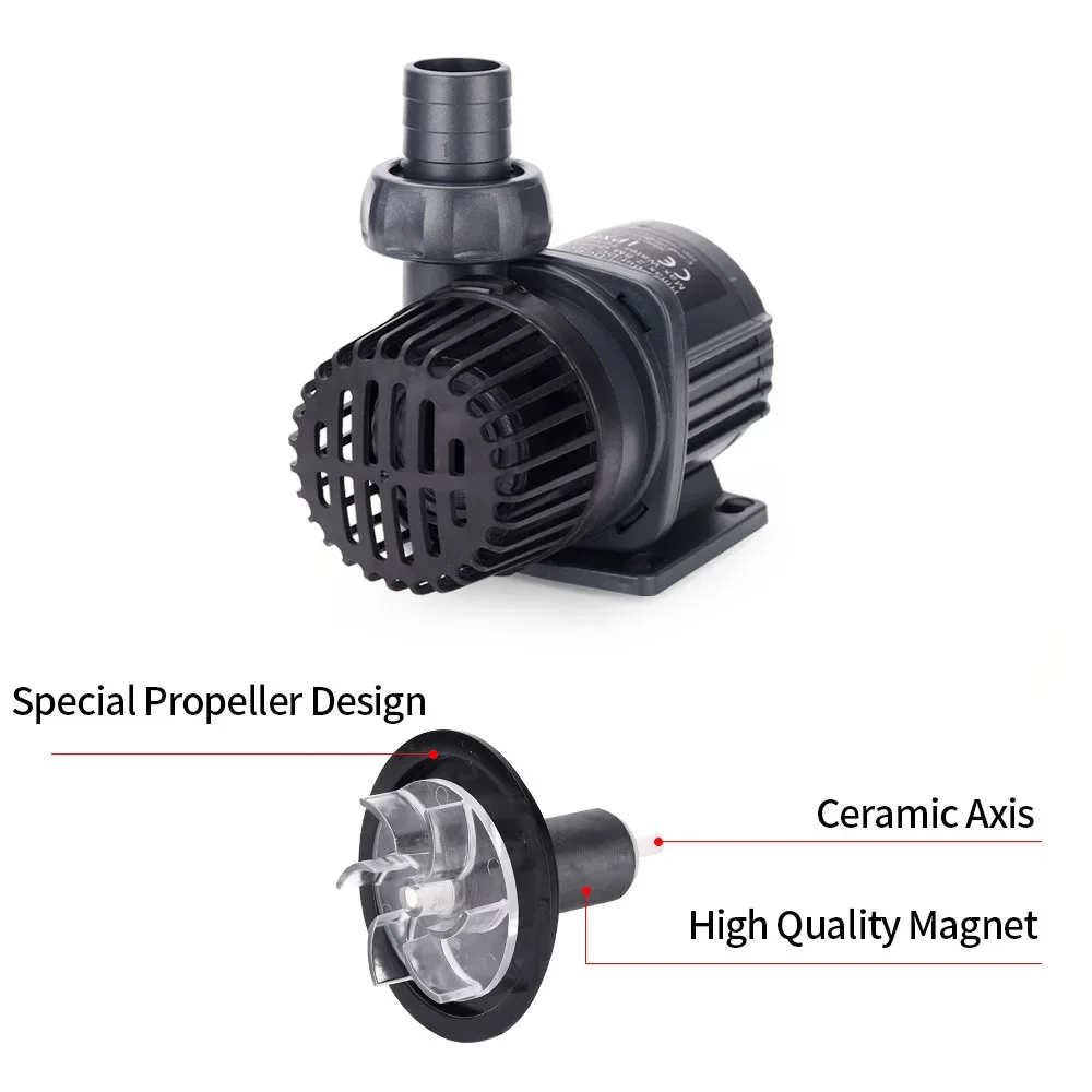 Jebao Smart 3in1 Controller Adjustable Sump Return DC Water Pump DCP Series Super Quiet Energy for Aquarium Fish Tank