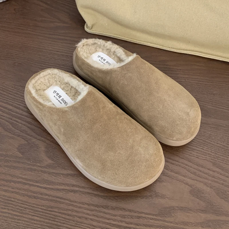 New Woman Shoes Clogs For Women Fashion Cork Suede Mules Slippers Classic Cork Antislip For Outdoor Slippers With Arch Support