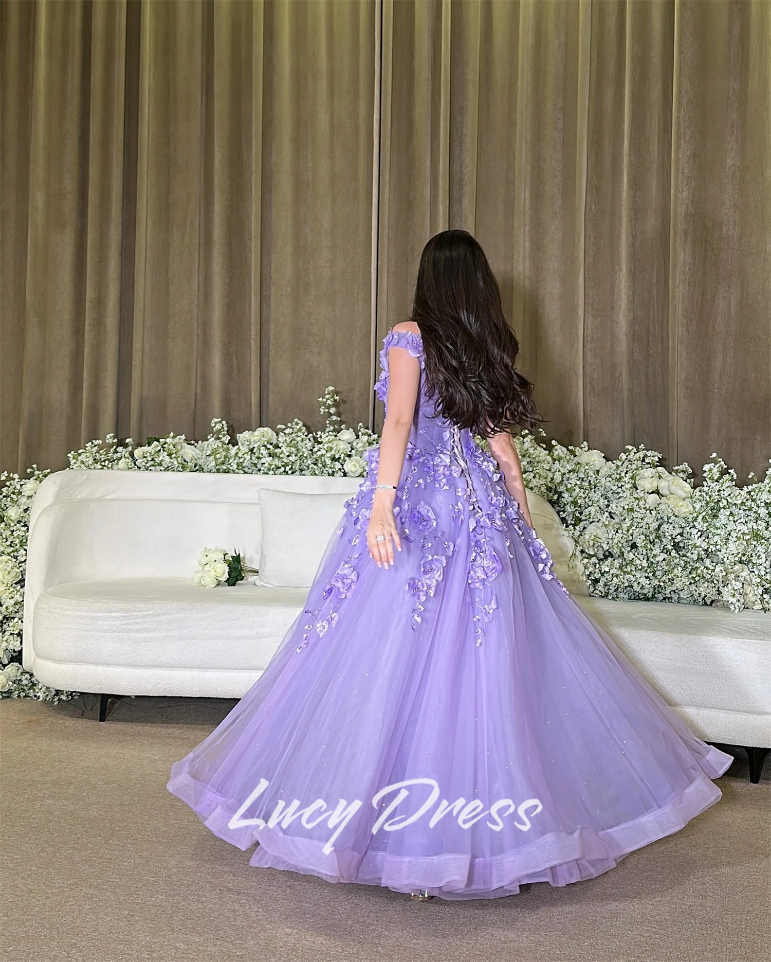 Lucy Abito da ballo personalizzato Abiti da sera da donna per occasioni speciali Happy Sharon Dress 2025 Abiti da festa di nozze Promdress