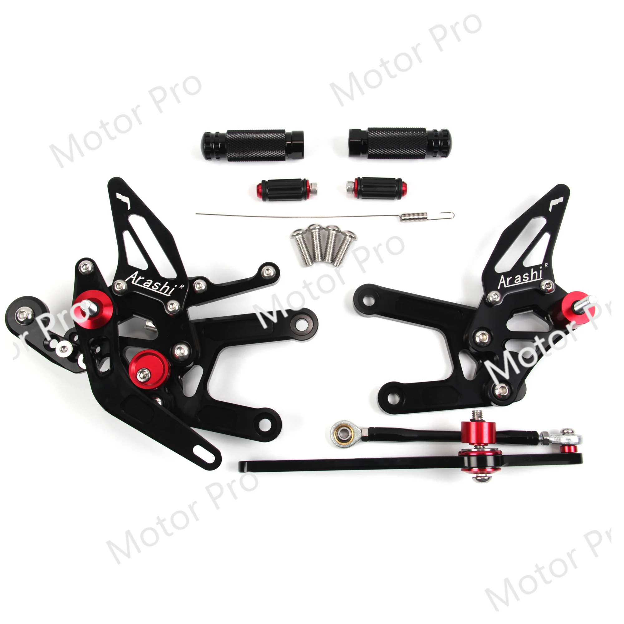 Adjustable Footrests For Aprilia RSV4 R FACTORY 2009 - 2012 Motorcycle Accessories Foot Pegs Rearsets 2010 2011 CNC Aluminum