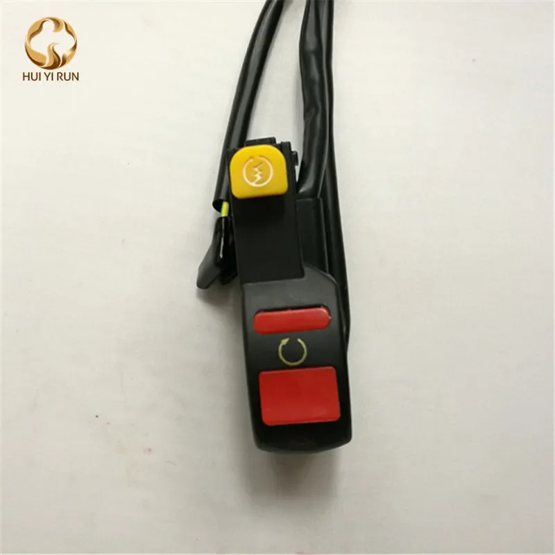 Supporto per interruttore manubrio moto Scooter ATV Dirt Bike Kill Interruttore pulsante ON-OFF Connettore proiettile Accessori moto
