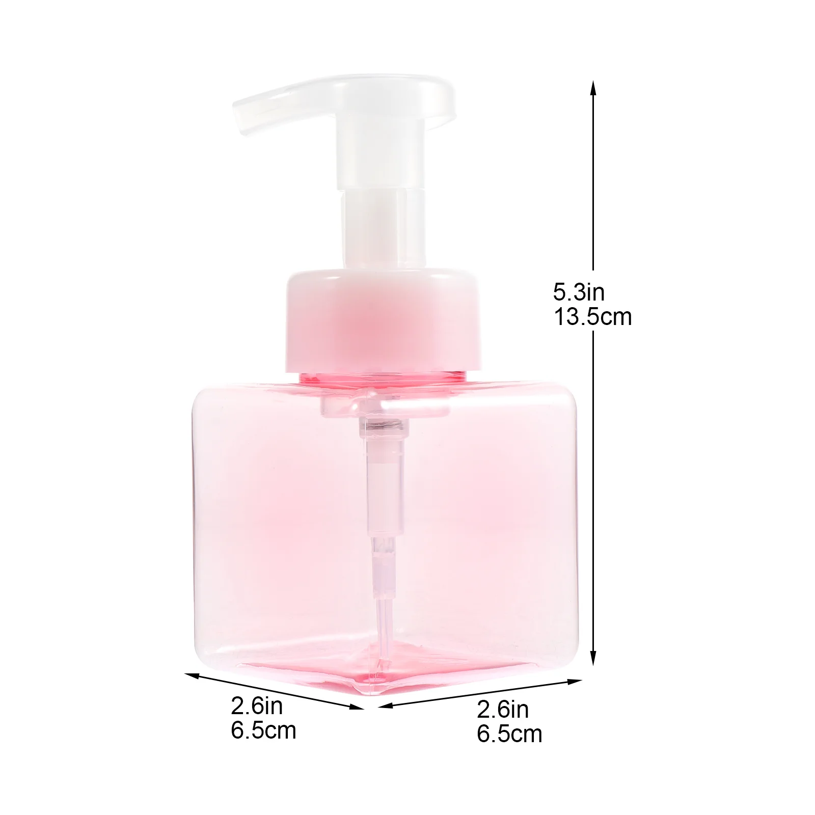 Bouteilles à pompe moussante de voyage, 2 pièces, bouteilles en plastique rechargeables anti-fuite, bouteille carrée distributrice de savon, shampoing, Lotion