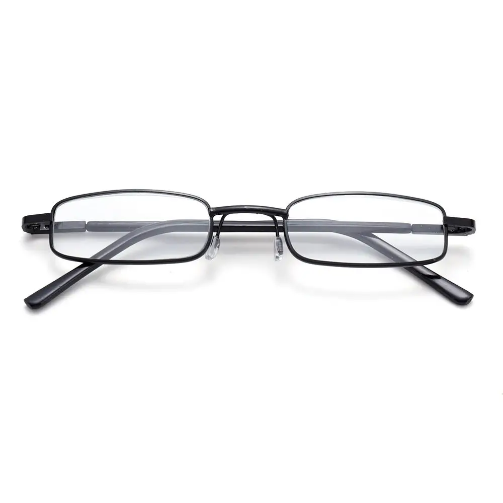 Mini Slim Lightweight Anti-blue light Reading Glasses Eyeglasses with Pen Clip Tube Case Readers for Men Women