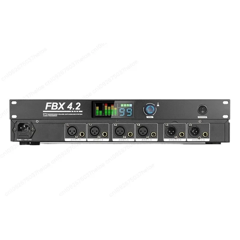 

One-button intelligent fully automatic anti-howling feedback suppressor professional microphone frequency shifter home KTV stage