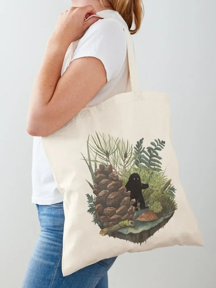 

Tiny Sasquatch Tote Bag tote bag university Portable shopping bag Beach shopping trolley