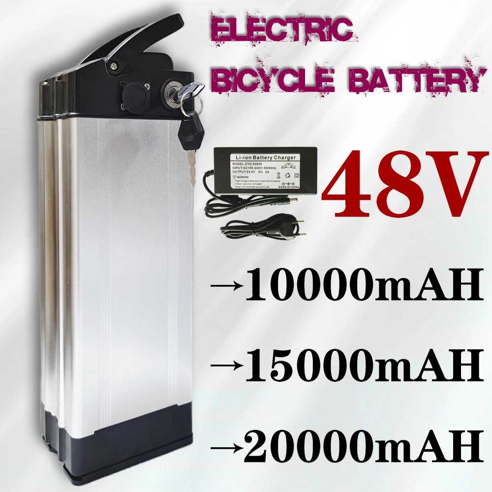 

HaiBa 48V Battery Pack 10Ah/15Ah/20Ah For Shengmilo MX20 with Aluminum Case Anti-theft Lock+charger