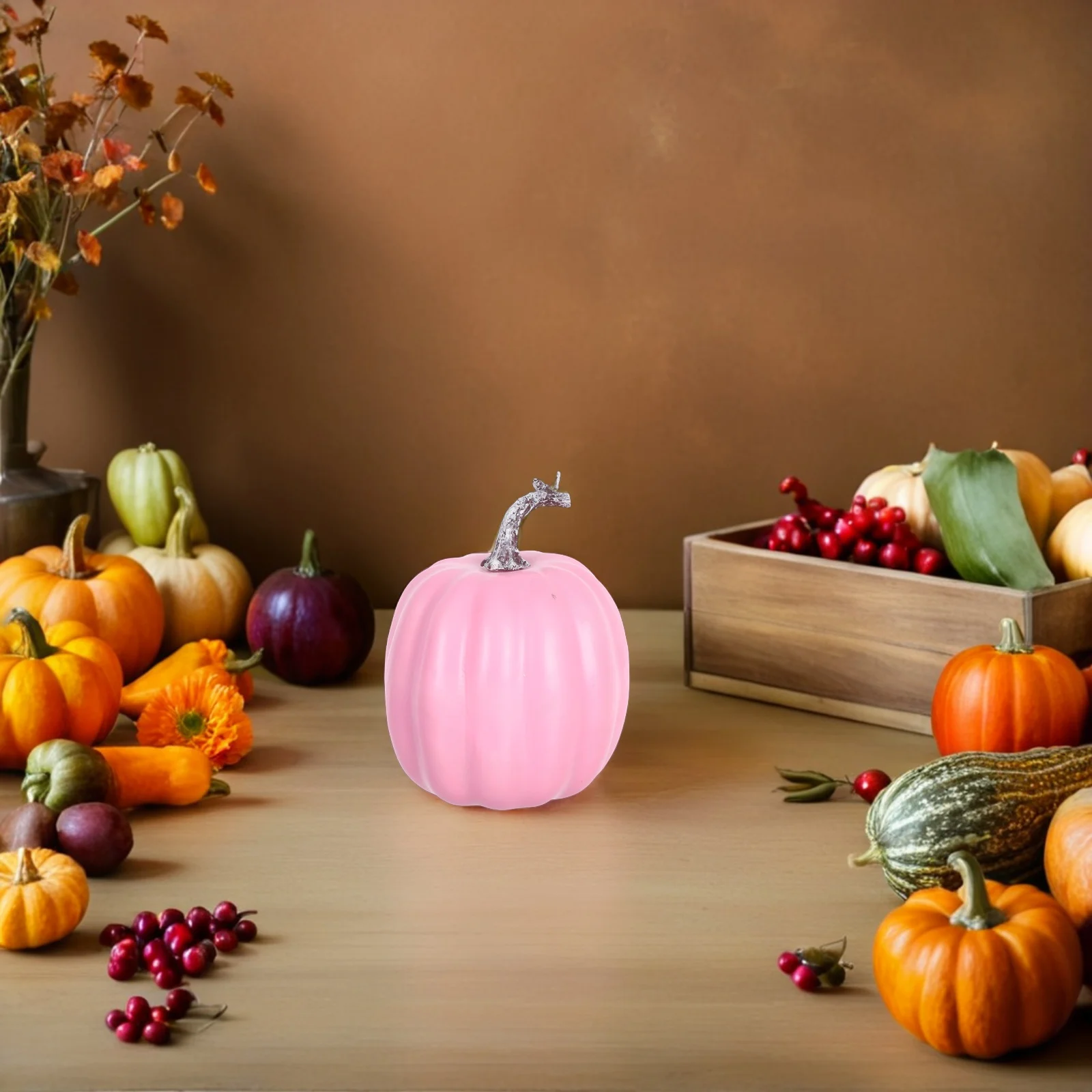 

Artificial Foam Pumpkins Realistic Fake Pumpkin Decor Autumn Thanksgiving Fall Table Centerpiece Holiday Decoration Props