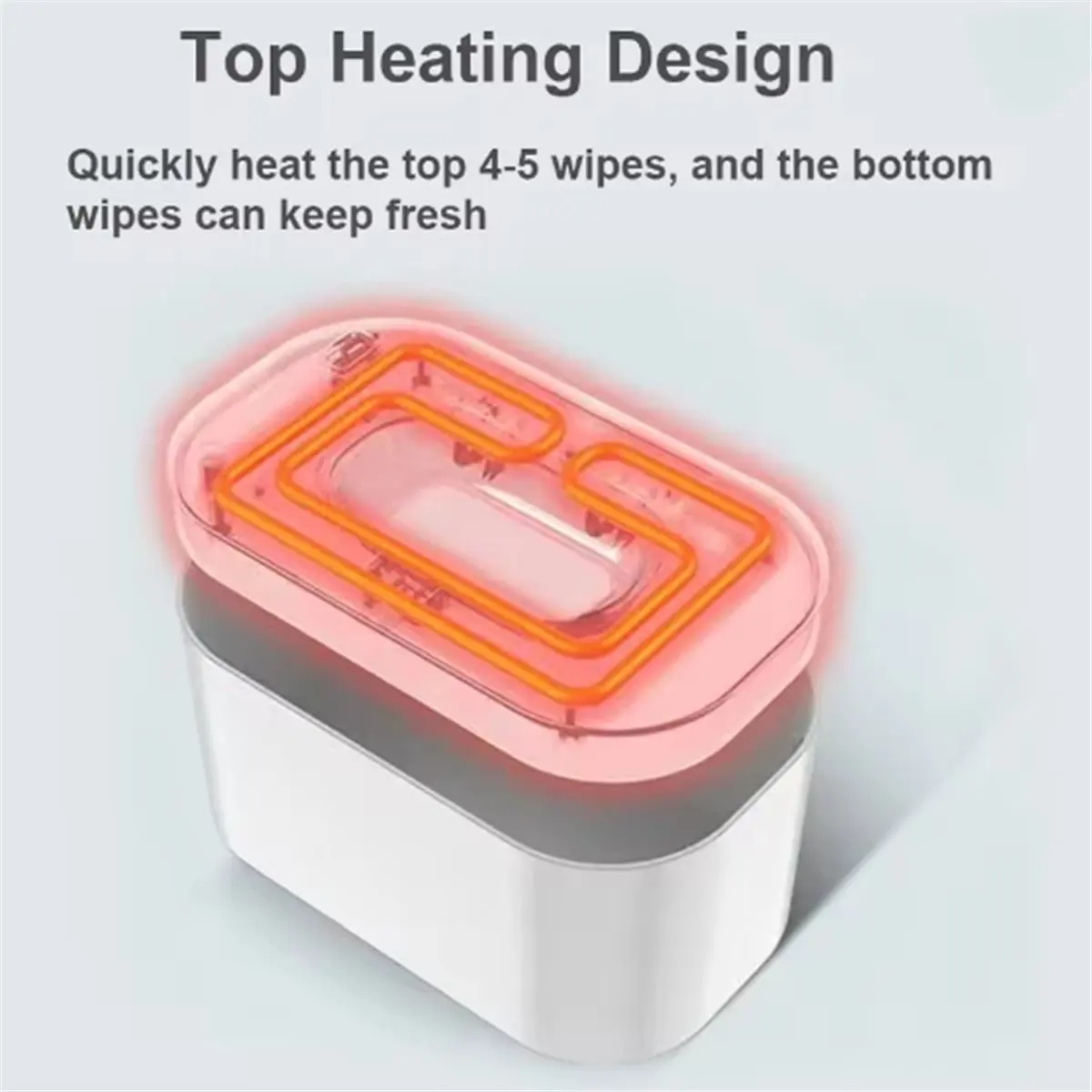NEW USB Wipe Warmer Digital Display Large Capacity Wet Wipes Warmer Dispenser Constant Temperature Wipe Warmer