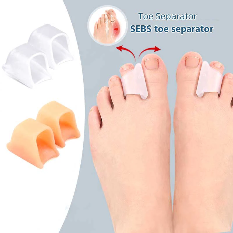 2Pcs Hammer Toe Straightener Hammertoe Corrector For Curled Crooked Bent And Claw Toes Lift Toe Tip Toe Cushion Foot Care Tool