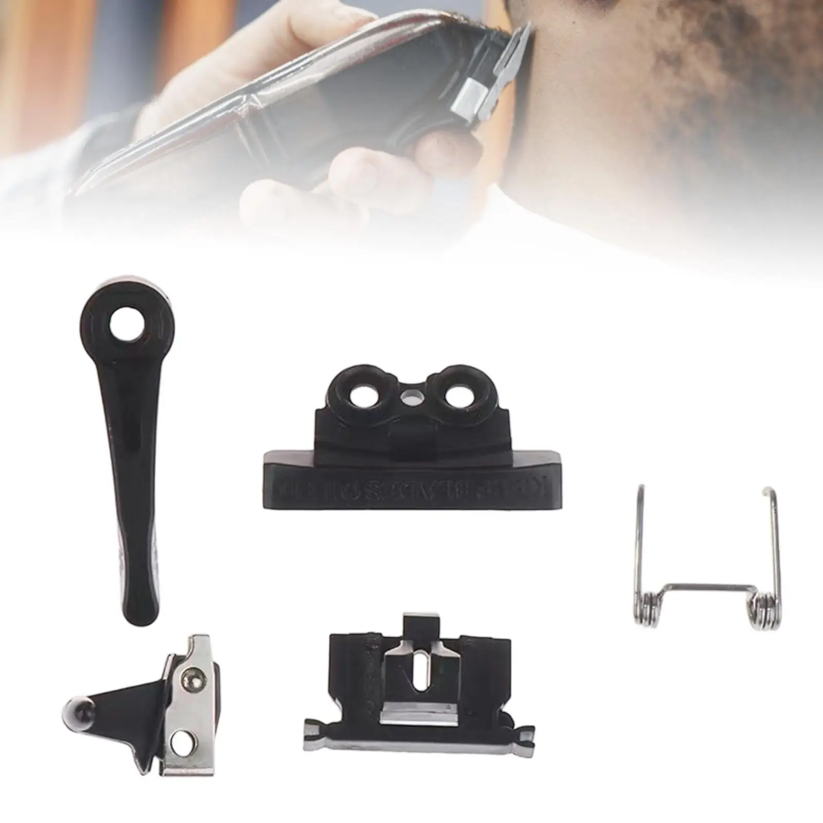 ปัตตาเลี่ยนผมไฟฟ้าสปริงแรงดึงทนทานติดตั้งง่ายชิ้นส่วนบํารุงรักษาสวิตช์ไฟมืออาชีพสําหรับชิ้นส่วนเครื่องตัดขน