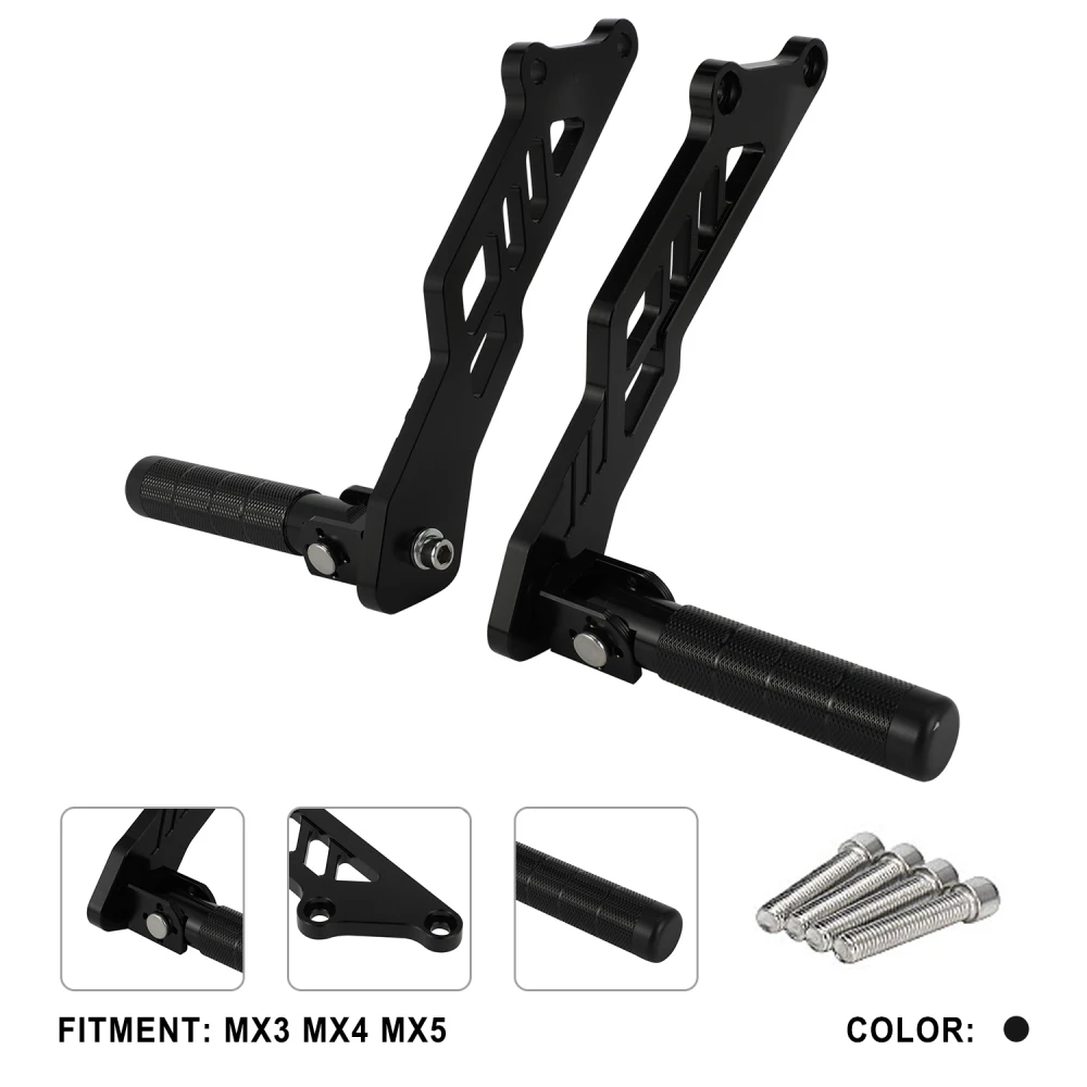 

Motorcycle Rider FootPeg Lowering Bracket Highway Foot Forward Brackets Footpegs For Talaria Sting MX3 MX4 MX5