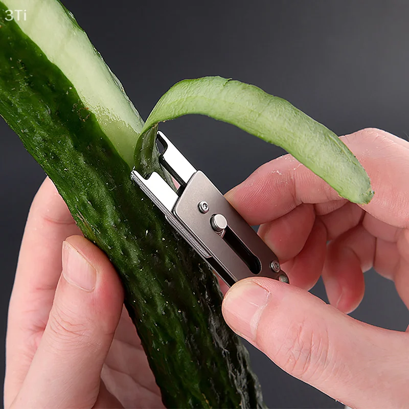 Lega MINI Coltello da piallatura Coltello da sbucciare Apribottiglie Portachiavi portatile Ciondolo Strumento da esterno