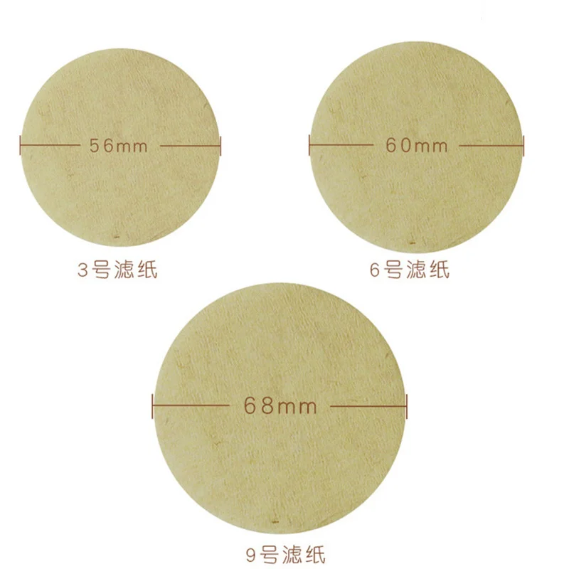 1000 قطعة ورق فلتر القهوة القابل للتصرف 51/54/58/56/60/64/68 مللي متر فلتر ورق القهوة ل ماكينة صنع القهوة الفرنسية أدوات باريستا #6