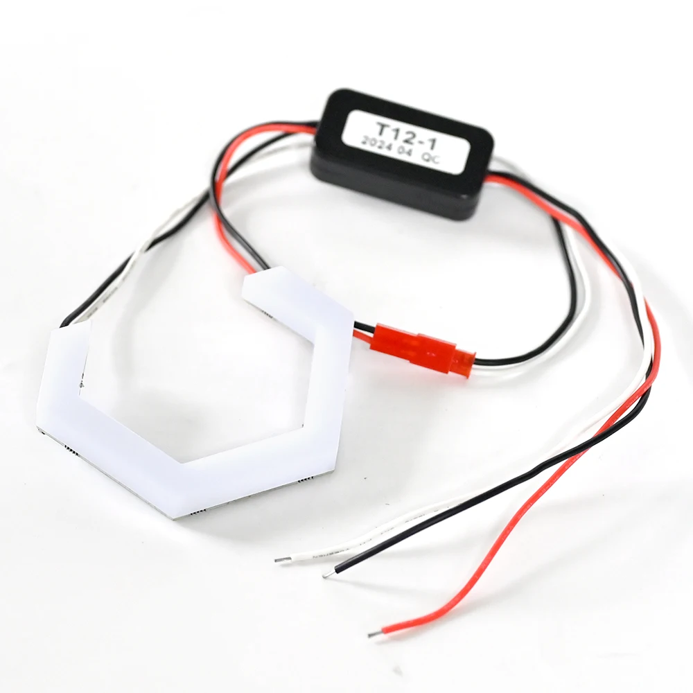 Factory Price Angel Eyes Car Cover Headlights T7-70-W White Car Bulb Lens Cover Others Car Accessories 2024