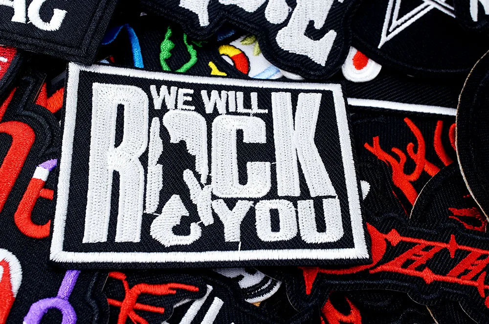 Band ROCK PUNK Stoffaufnäher zum Aufbügeln, Dekoration für Kleidung, Applikationen für Bekleidung, Heavy Metal – Detail 26