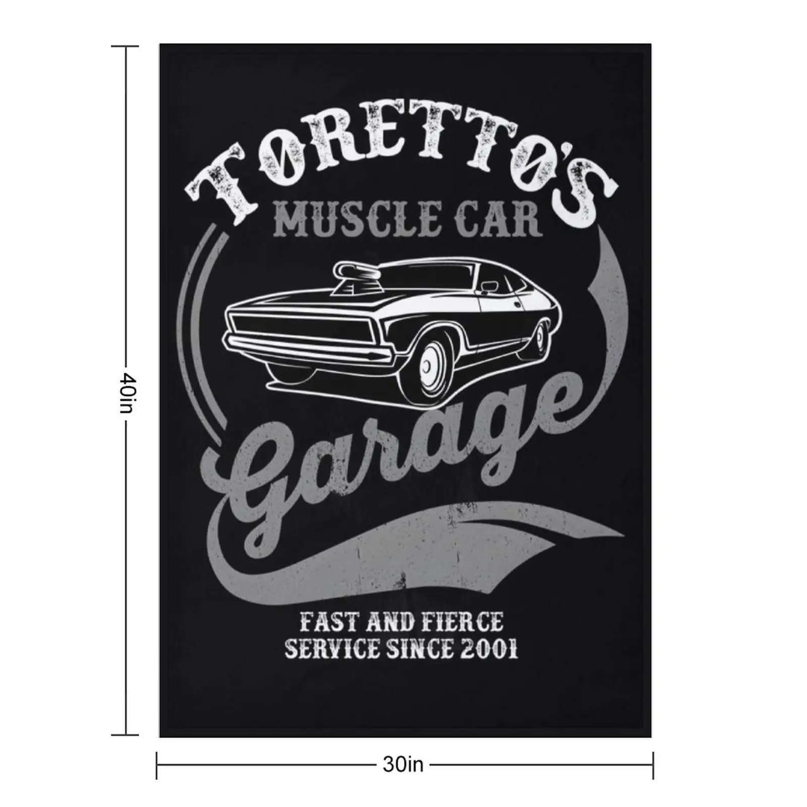 Toretto&x27;s Muscle Car Garage Classic Throw Blanket Blankets Sofas Of Decoration Plaid Multi-Purpose Furrys Blankets
