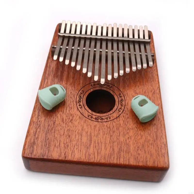  Colorful Silicone Thimbles Hollowed Out Breathable Playing Kalimba Protective Finger Sleeve DIY Hand Crafts Sewing Tools