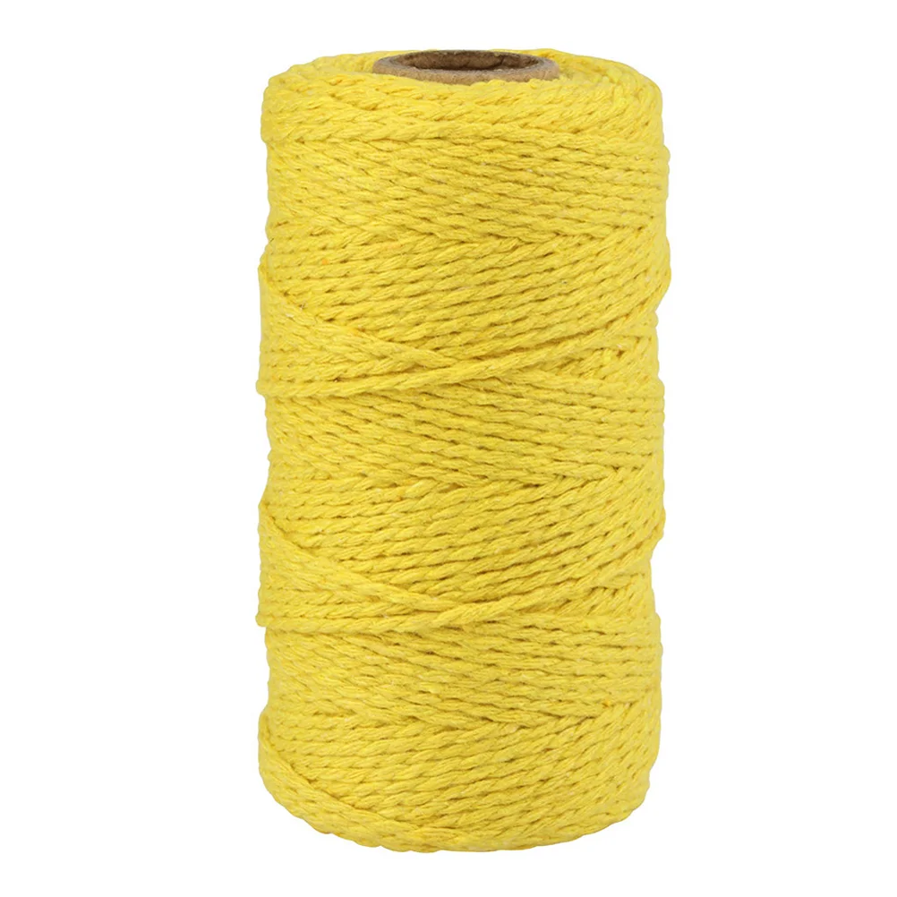 

2 Mm Woven Crafts Tag Rope Bundle Decorative Twine Living Room 2mm Cotton Mosaic